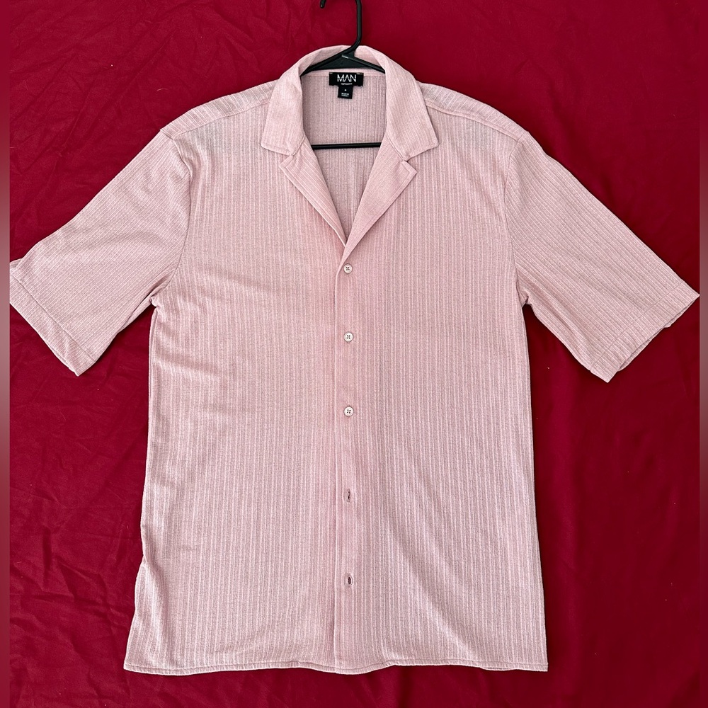 Pink button down